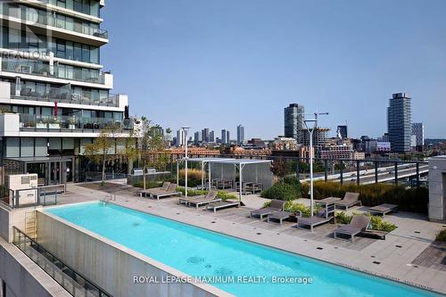 724 - 12 Bonnycastle Street, Toronto, ON - Outdoor With In Ground Pool