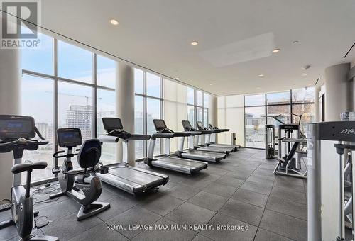 724 - 12 Bonnycastle Street, Toronto, ON - Indoor Photo Showing Gym Room