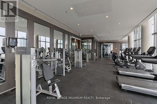 724 - 12 Bonnycastle Street, Toronto, ON - Indoor Photo Showing Gym Room