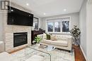 19 Vinci Crescent, Toronto, ON  - Indoor Photo Showing Living Room With Fireplace 