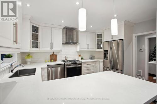 19 Vinci Crescent, Toronto, ON - Indoor Photo Showing Kitchen With Stainless Steel Kitchen With Double Sink With Upgraded Kitchen