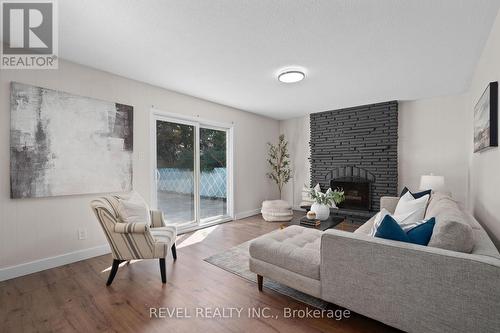 75 Marshall Street, Barrie, ON - Indoor Photo Showing Living Room With Fireplace