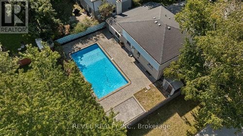 75 Marshall Street, Barrie, ON - Outdoor With In Ground Pool With View