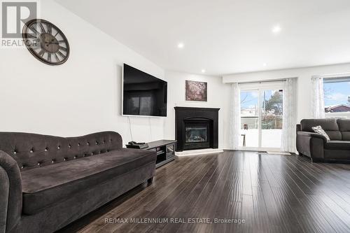 399 Hansen Road, Brampton, ON - Indoor Photo Showing Living Room With Fireplace