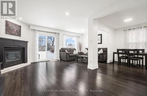 399 Hansen Road, Brampton, ON - Indoor Photo Showing Living Room With Fireplace