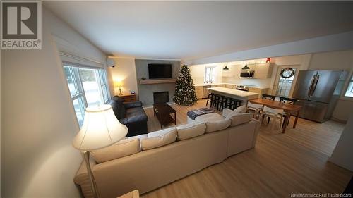 906 Millidge Avenue, Saint John, NB - Indoor Photo Showing Living Room With Fireplace