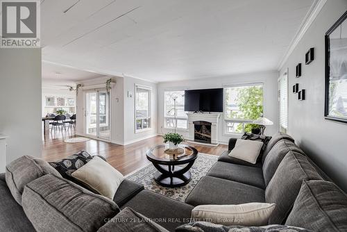 50 Bayview Drive, Greater Napanee, ON - Indoor Photo Showing Living Room With Fireplace