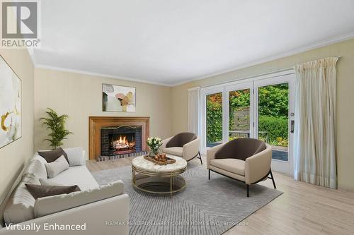 59 Montressor Drive, Toronto, ON - Indoor Photo Showing Living Room With Fireplace