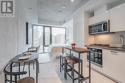 1005 - 195 Mccaul Street, Toronto, ON - Indoor Photo Showing Kitchen With Upgraded Kitchen