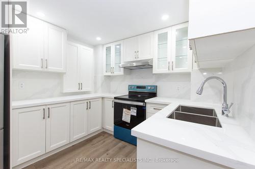 Bsmt - 1112 Solomon Court, Milton, ON - Indoor Photo Showing Kitchen With Double Sink