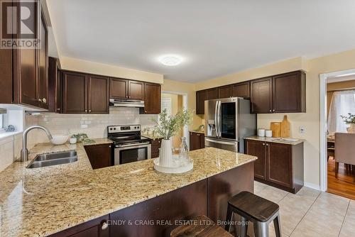 1555 Glenbourne Drive, Oshawa, ON - Indoor Photo Showing Kitchen With Double Sink