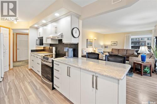 301 2305 Adelaide Street, Saskatoon, SK - Indoor Photo Showing Kitchen With Upgraded Kitchen