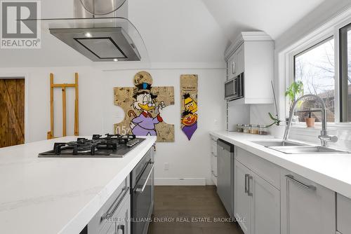 1486 Old Forest Road, Pickering (Woodlands), ON - Indoor Photo Showing Kitchen With Double Sink