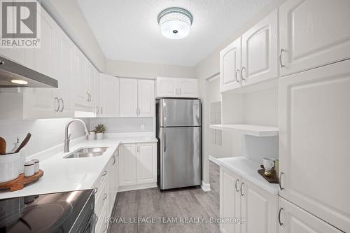 304 - 158C Mcarthur Avenue, Ottawa, ON - Indoor Photo Showing Kitchen With Double Sink