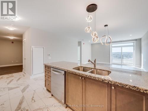 520 - 830 Megson Terrace, Milton, ON - Indoor Photo Showing Kitchen With Double Sink