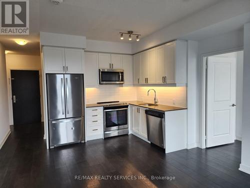 1620 - 8 Nahani Way, Mississauga, ON - Indoor Photo Showing Kitchen With Stainless Steel Kitchen