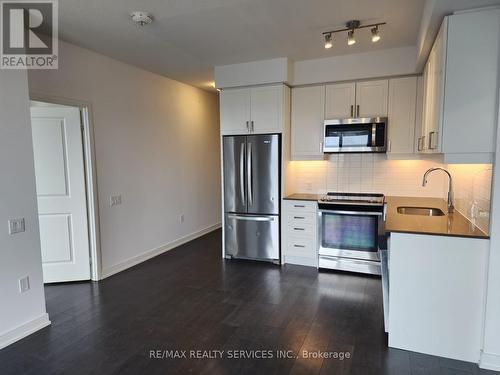 1620 - 8 Nahani Way, Mississauga, ON - Indoor Photo Showing Kitchen With Stainless Steel Kitchen