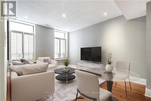 206 - 283 King Street E, Hamilton, ON - Indoor Photo Showing Living Room