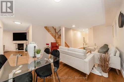 77 Crown Victoria Drive, Brampton, ON - Indoor Photo Showing Living Room With Fireplace