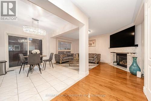 77 Crown Victoria Drive, Brampton, ON - Indoor With Fireplace