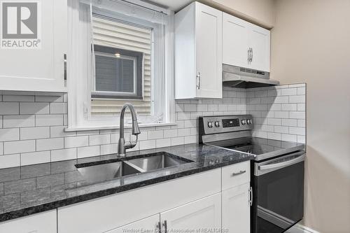 835 Moy Avenue Unit# Main, Windsor, ON - Indoor Photo Showing Kitchen With Double Sink