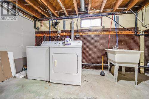 3302 Curry Avenue Unit# Lower, Windsor, ON - Indoor Photo Showing Laundry Room