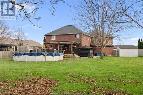 2 Goslin Court, Leamington, ON - Outdoor With Above Ground Pool With Backyard