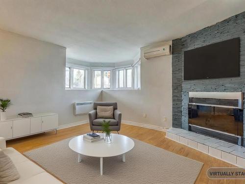 Other - 14816 Rue Notre-Dame E., Montréal (Rivière-Des-Prairies/Pointe-Aux-Trembles), QC - Indoor Photo Showing Living Room With Fireplace