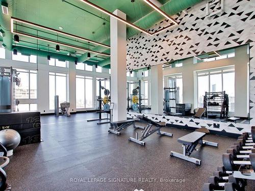 222-25 Nicholas Ave, Toronto, ON - Indoor Photo Showing Gym Room