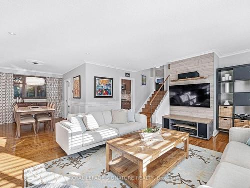 21 Page Ave, Toronto, ON - Indoor Photo Showing Living Room With Fireplace