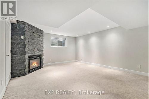 1304 Avenue P Avenue, Ottawa, ON - Indoor Photo Showing Other Room With Fireplace