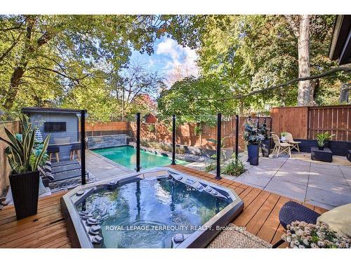 84 Blantyre Ave, Toronto, ON - Outdoor With In Ground Pool