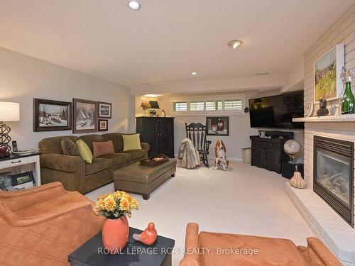 13 Briar Gate Way, New Tecumseth, ON - Indoor Photo Showing Living Room With Fireplace