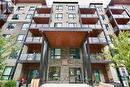 303 - 300 Essa Road, Barrie, ON  - Outdoor With Balcony With Facade 