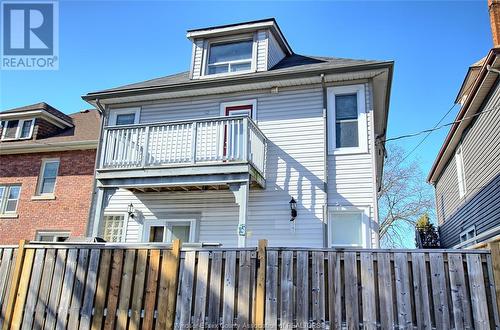 810 Chilver Road, Windsor, ON - Outdoor With Balcony With Exterior