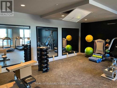 417 - 95 Dundas Street W, Oakville, ON - Indoor Photo Showing Gym Room