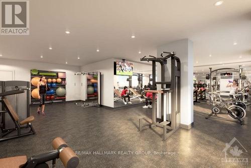 302 - 340 Queen Street, Ottawa, ON - Indoor Photo Showing Gym Room