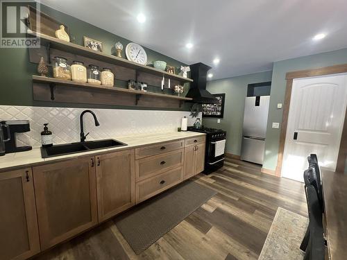 14900 Langston Road, Vanderhoof, BC - Indoor Photo Showing Kitchen With Double Sink