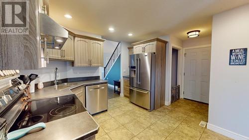 8708 113A Avenue, Fort St. John, BC - Indoor Photo Showing Kitchen With Double Sink