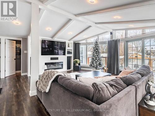 13 Turtle Path, Ramara, ON - Indoor Photo Showing Other Room With Fireplace