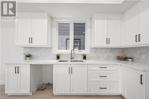 11 Ontario Street, Cambridge, ON - Indoor Photo Showing Kitchen With Double Sink