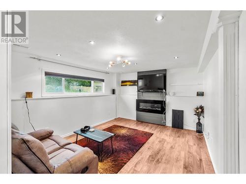 443 Opal Drive, Logan Lake, BC - Indoor Photo Showing Living Room With Fireplace