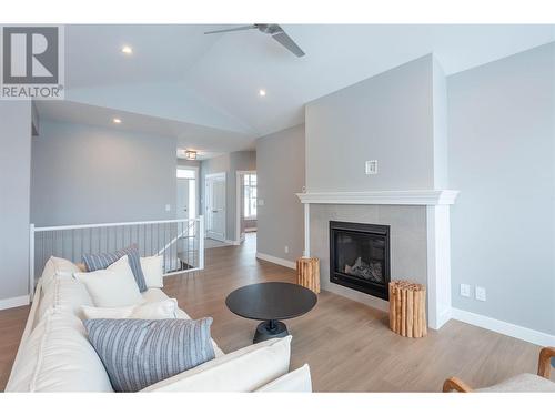 450 Poplar Drive, Logan Lake, BC - Indoor Photo Showing Living Room With Fireplace