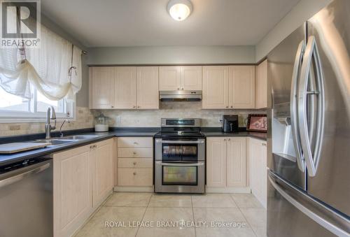 16 Mcguiness Drive, Brantford, ON - Indoor Photo Showing Kitchen With Double Sink