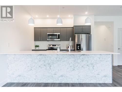 8960 Dallas Drive Unit# 114, Kamloops, BC - Indoor Photo Showing Kitchen With Stainless Steel Kitchen With Upgraded Kitchen