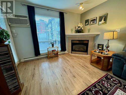 683 Victoria Street Unit# 215, Kamloops, BC - Indoor Photo Showing Living Room With Fireplace