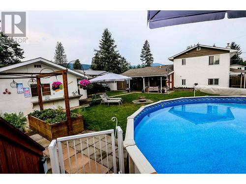 446 Oriole Way, Barriere, BC - Outdoor With Above Ground Pool With Backyard With Exterior