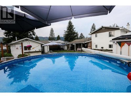 446 Oriole Way, Barriere, BC - Outdoor With Above Ground Pool With Backyard With Exterior