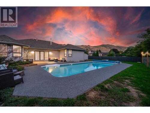 105 Puett Ranch Road, Kamloops, BC - Outdoor With In Ground Pool With Backyard