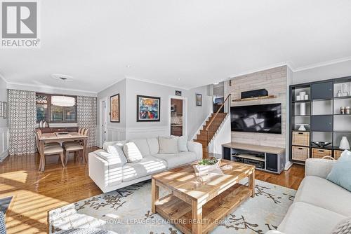 21 Page Avenue, Toronto, ON - Indoor Photo Showing Living Room With Fireplace